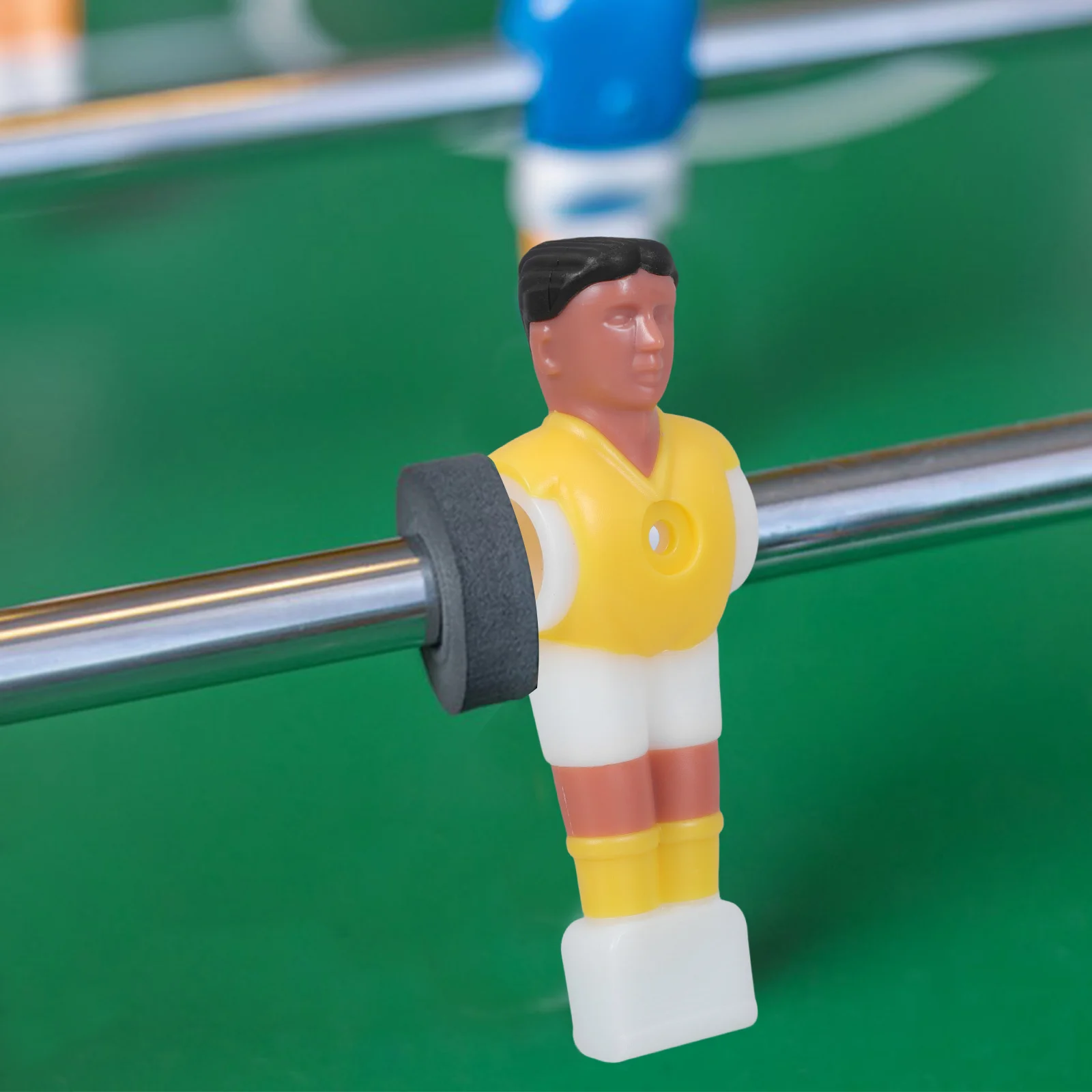 11 個のフーズボールプレーヤーフィギュアテーブルサッカーアクセサリー耐久性のあるプラスチック交換部品小型サッカーマシンデスクトップ用