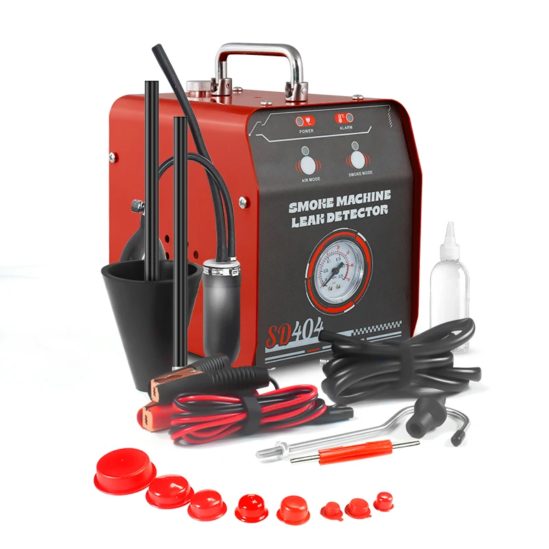 

SD404 12V Automotive Evaporative System Diagnostic Machine Smoke Leak Detector and Pipe Leak Locator Car Inspection Tool