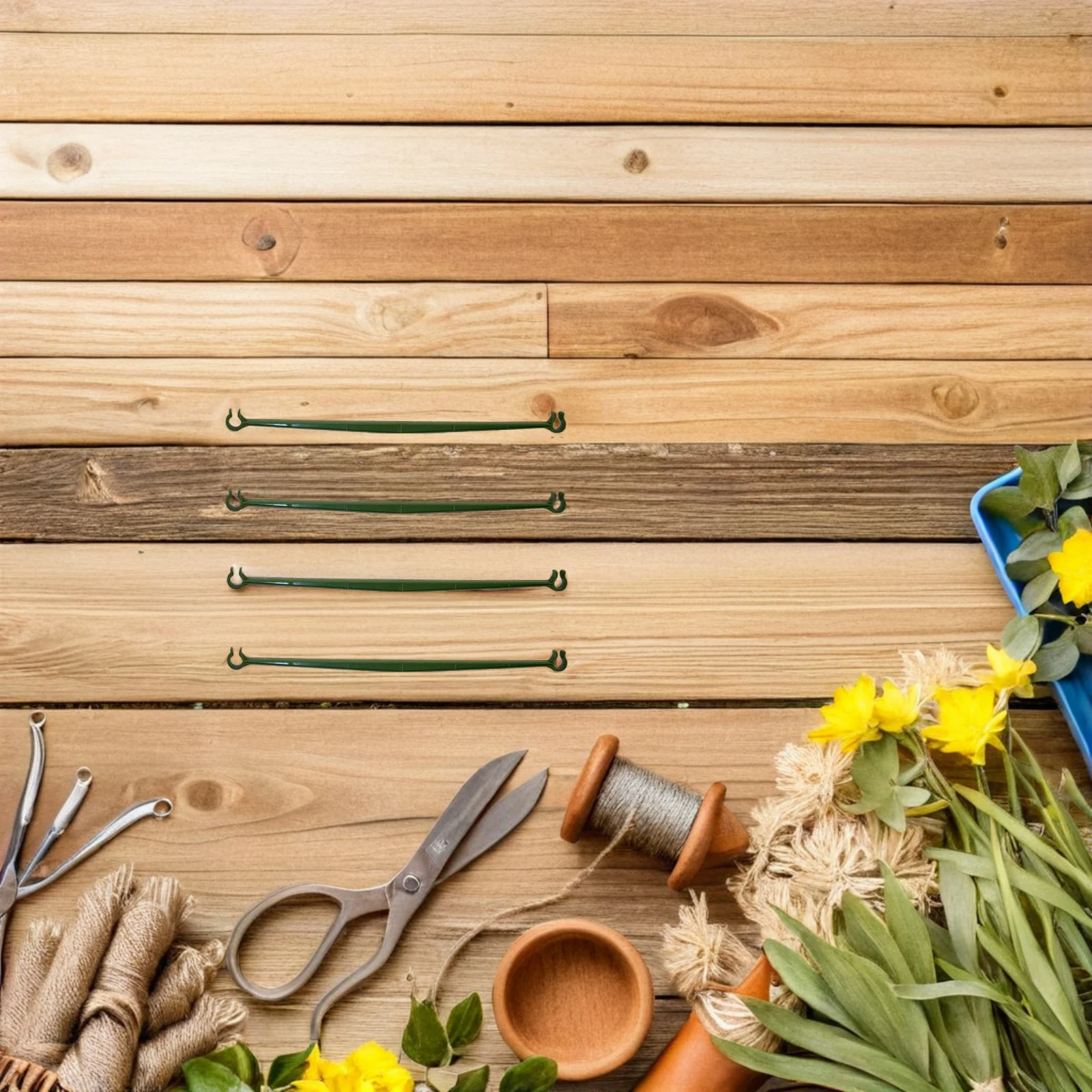 

12Pcs Plant Cage Connectors Tomato Cages Deformable Supports Smooth Surface Easy Install Gardening Accessories