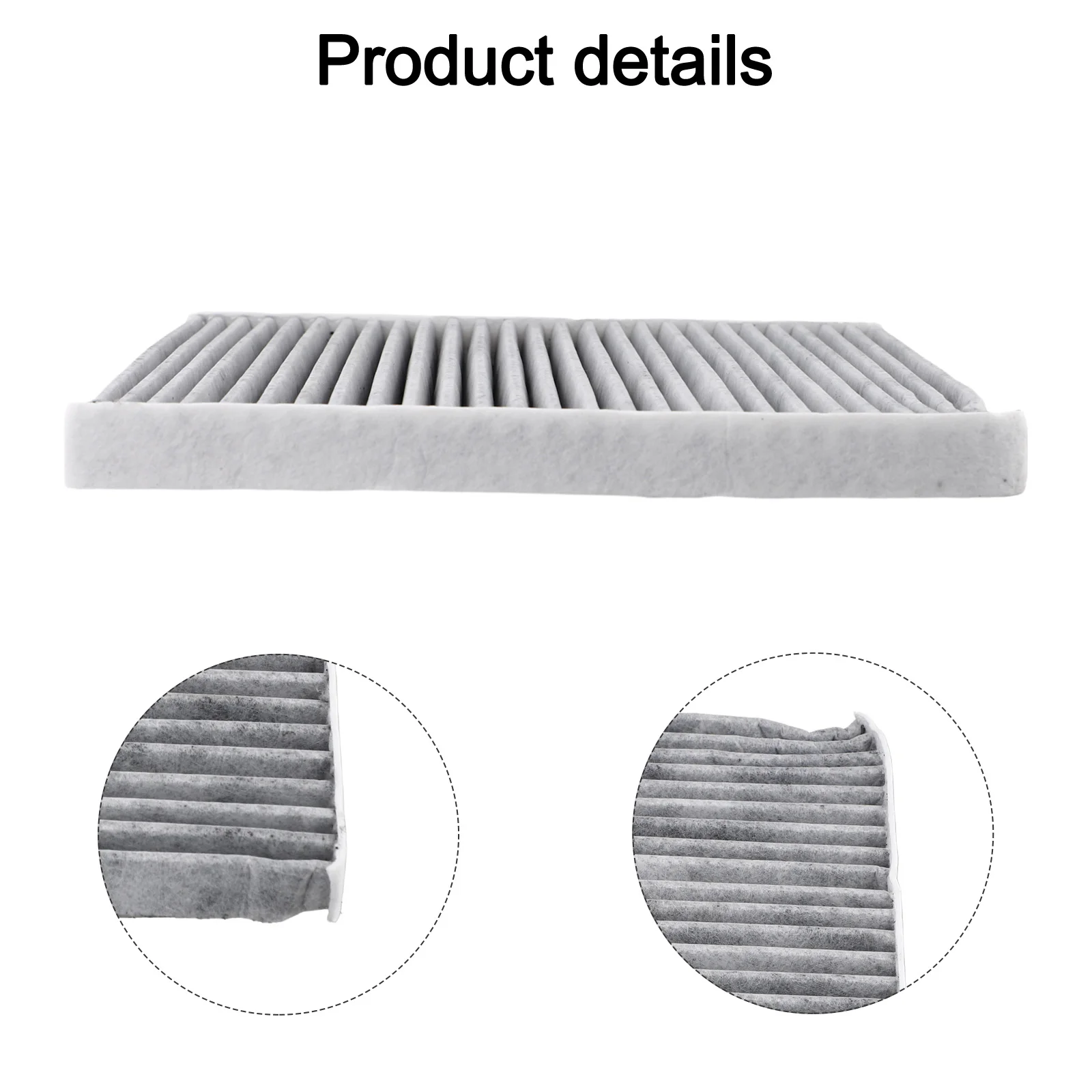 Interior Air Filter Car Air Filter High Filtration Efficiency Improved Airflow Clean Air Circulation Car Maintenance