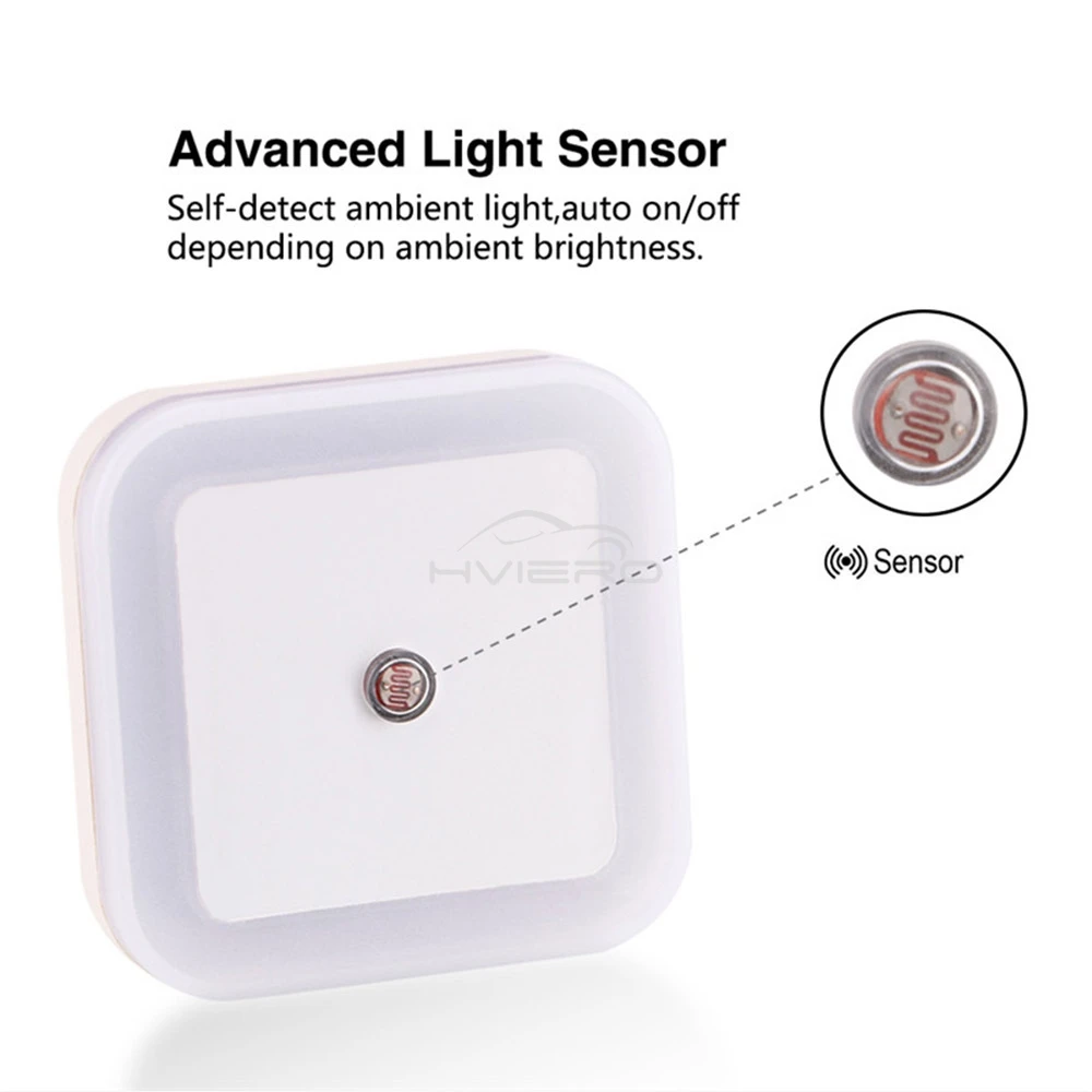 Mini luz LED nocturna con Sensor, Control de inducción, ahorro de energía, lámpara de pared para dormir, habitación de bebé, dormitorio, inodoro, pasillos, iluminación