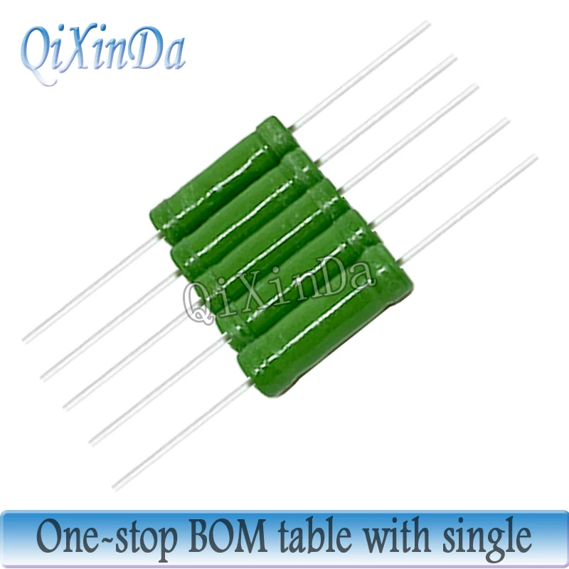 5PCS/Lot RX21 10W Wire Wound 5% Resistance 2R 100R 1K 5.1K 10K 12K 15K 10R 20R 22R  27R 33R 47R Resistor RX21-10W 1 10 100 ohms