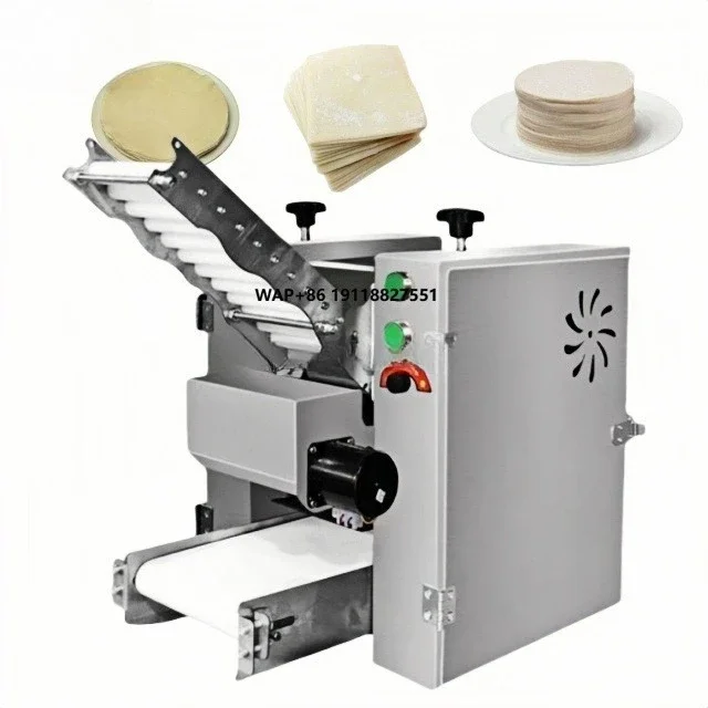 

Small Grain Product Automatic Papad Momo Empanada Roti Chapati Tortilla Samosa Dumpling MakeWrapper Making Machine