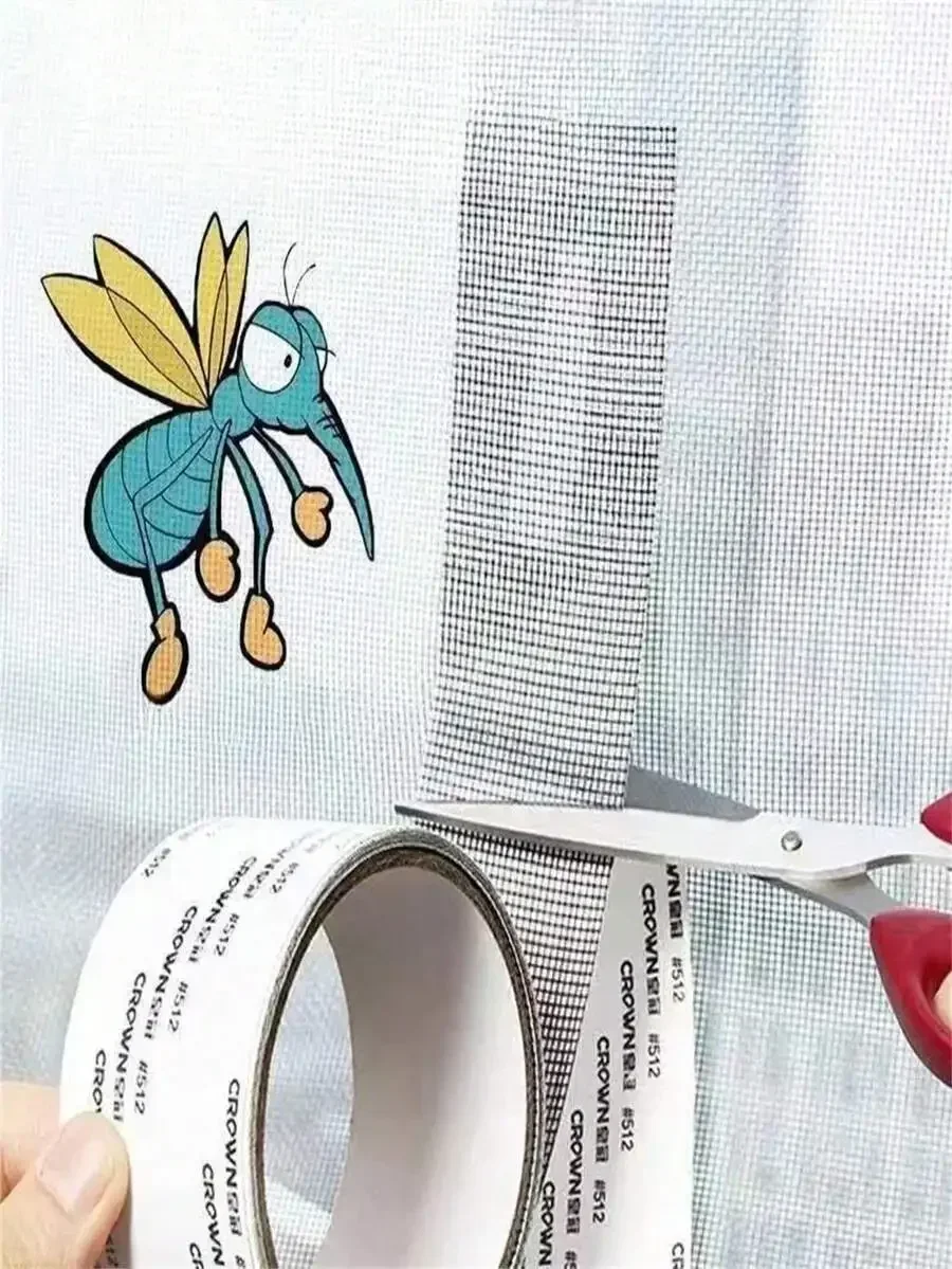 

Self-Adhesive Mesh Window Repair Tape, Waterproof, Tear-Resistant, Anti-Insect Mosquito Net Patch, Strong Adhesive