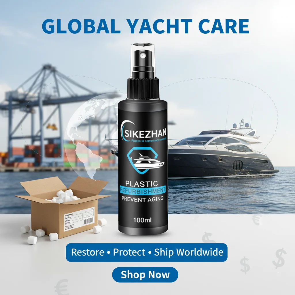 Renovador de plástico: crema profesional de restauración de molduras de barcos para renovar superficies descoloridas con resistencia a los rayos UV y protección duradera