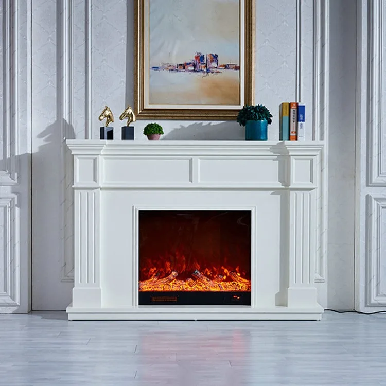 Postmodern Modern American TV Cabinet Simulation Fire Heating Electric Fireplace Household Decoration Cabinet
