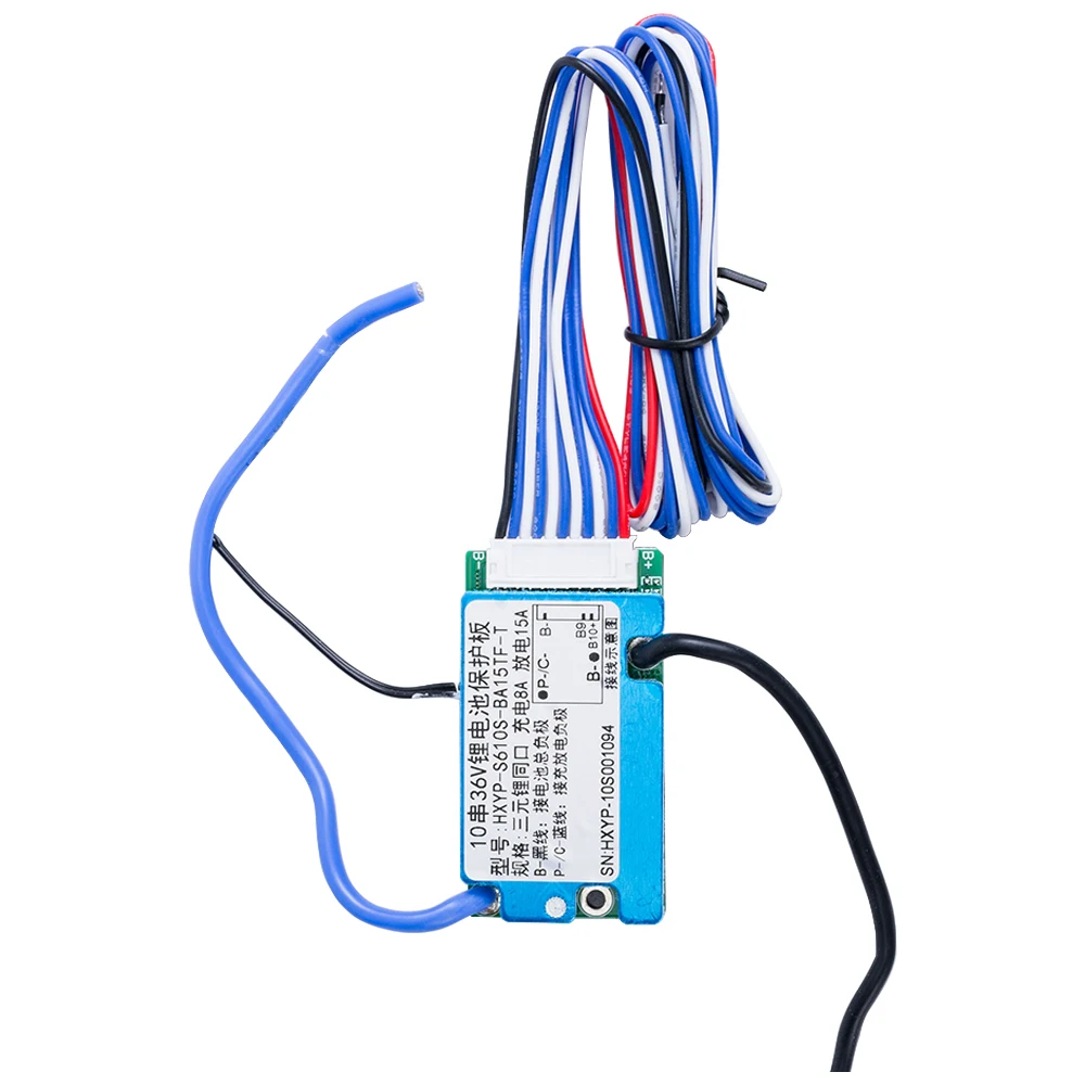 リチウムイオン電池マネージャープレート,nc温度保護,e-bms 10s,36v,42v,15a,60.5*32.5*9mm