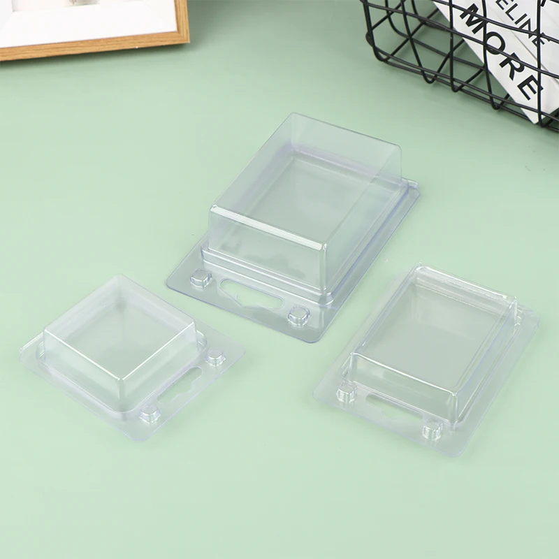 1Pc Plastic CPU Box Transparent Half-Fold Pvc Blister Boxes Toy Hardware Electronic Product Folding PVC Blister Packaging Boxes