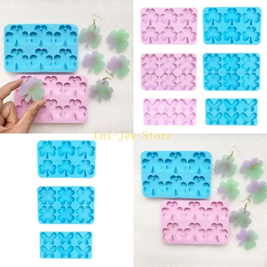 

40GB 3x for Butterfly Clover Shaped Epoxy Casting Molds for Wall Decor Jewelry Making