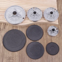 Set Oven Gas Hob Burner Flat Fire Cover Crown Flame Cap Gas Burner Flame Cap Fits Most Gas Stove Burners Accessories Stove