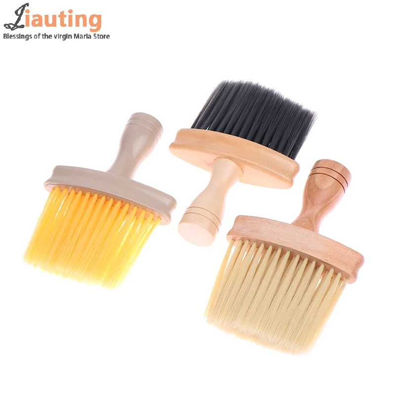 

Professional Soft Neck Face Duster Brush Barber Hair Clean Hairbrush Beard Brush Salon Cutting Hairdressing Styling Tool