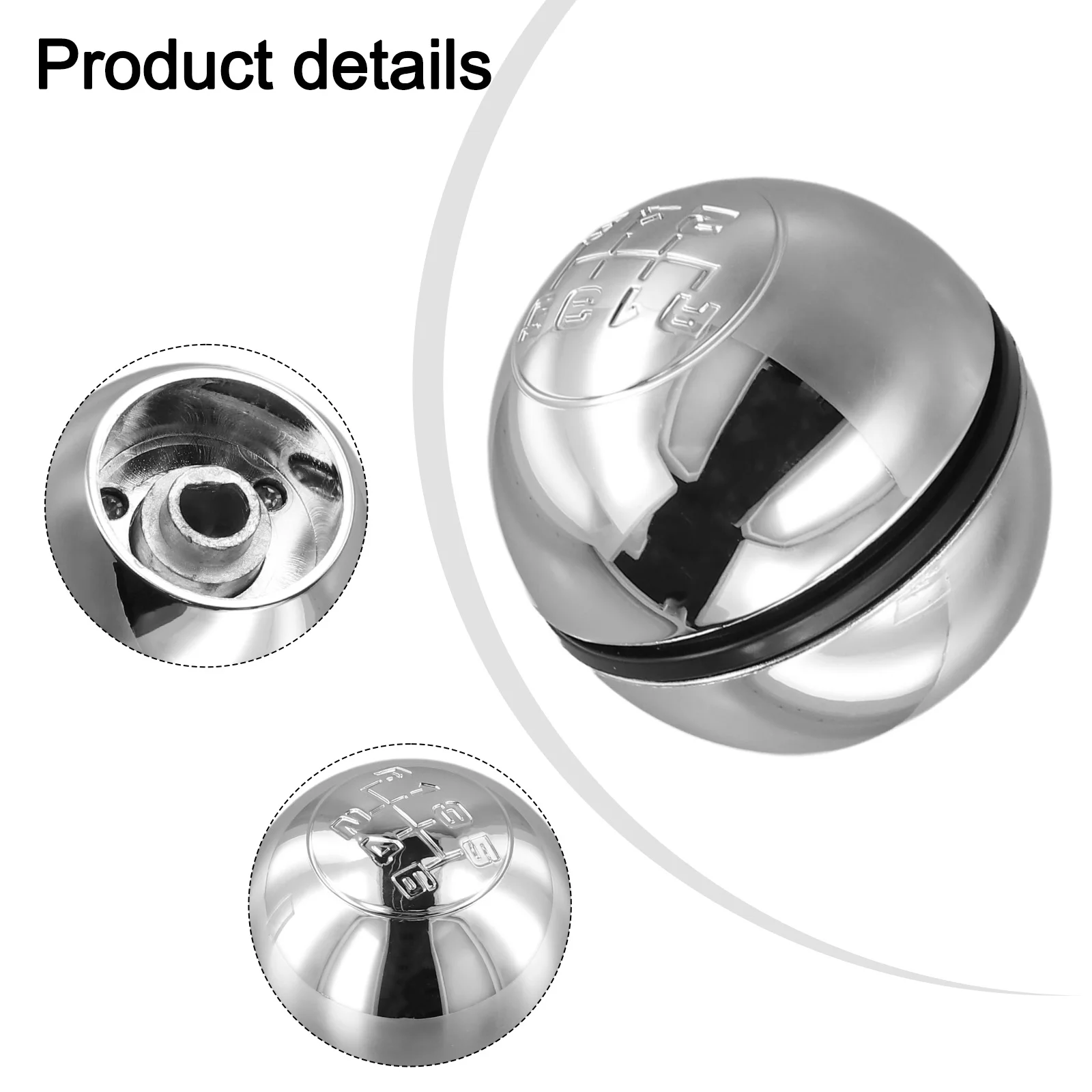 

Easy Installation Knob Gear Shift Knob Car Interior Upgrade Seamless Vehicle Integration 10mm Mounting Hole 13*6*6cm