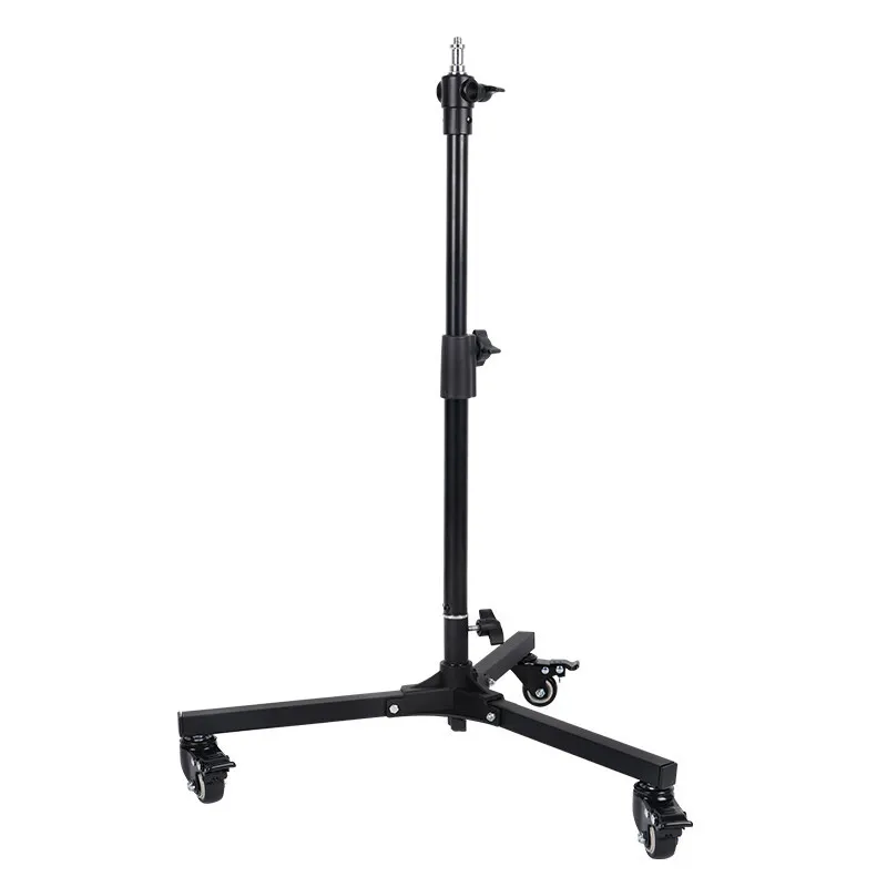 

Folding light stand with pulley, suitable for fill light tripod flash low bracket in the live stream of the studio