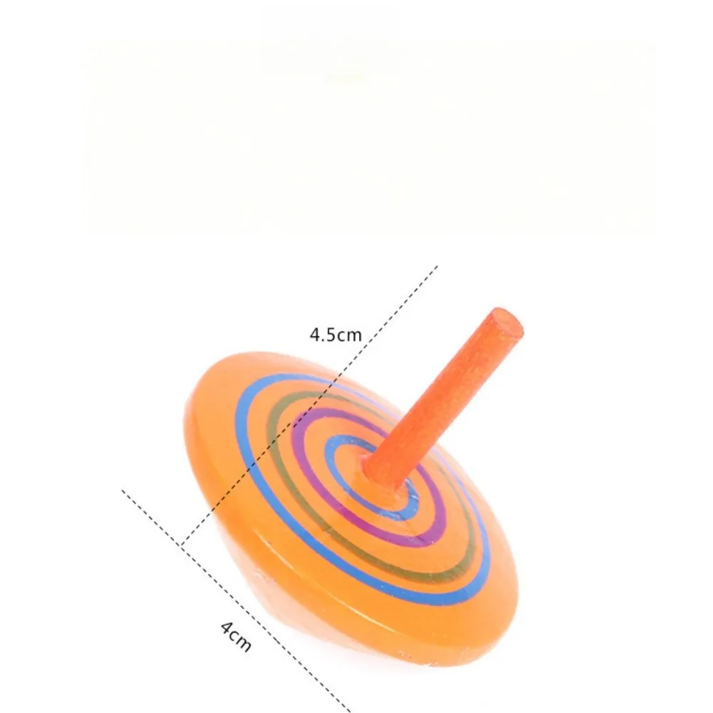 12/24 قطعة قوس قزح خشبي الدوران لحفلة عيد ميلاد استحمام الطفل عودة هدية رياض الأطفال مدرسة مكافأة صندوق الكنز شنطة هدايا ملء