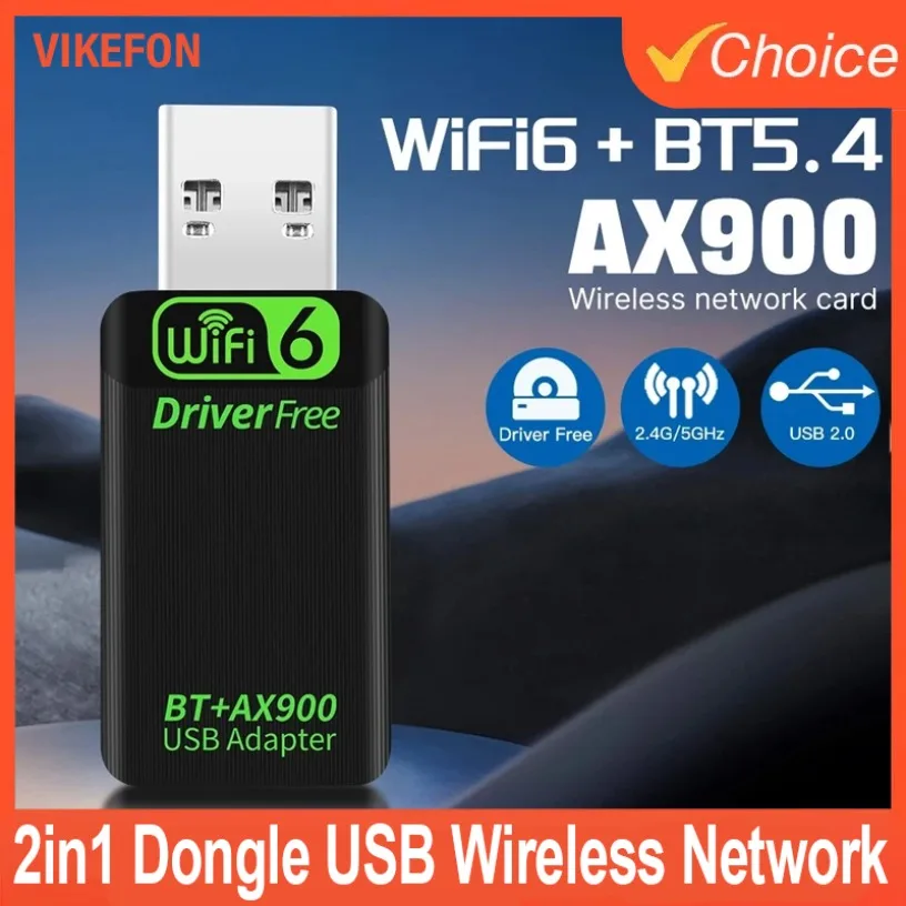 

AX900 Bluetooth 5,4 двухдиапазонный 2,4G и 5 ГГц Wi-Fi6 USB-адаптер 2в1 Dongle USB беспроводной сетевой Wlan-приемник DRIVER БЕСПЛАТНО Win10