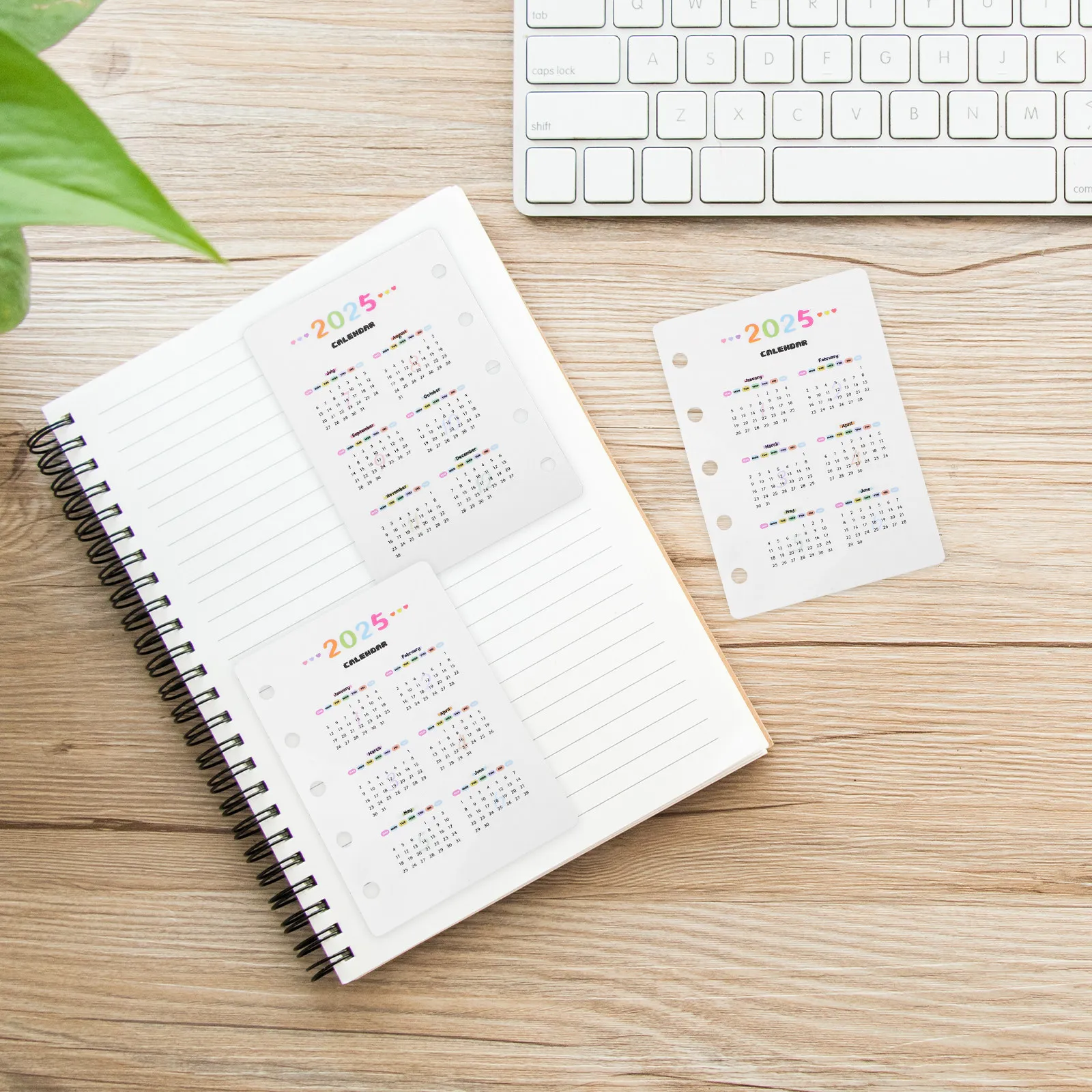 

10Pcs Calendar Separator Pages for Loose-Leaf Planners Refillable Monthly Planner Inserts Index Divider Page Separators