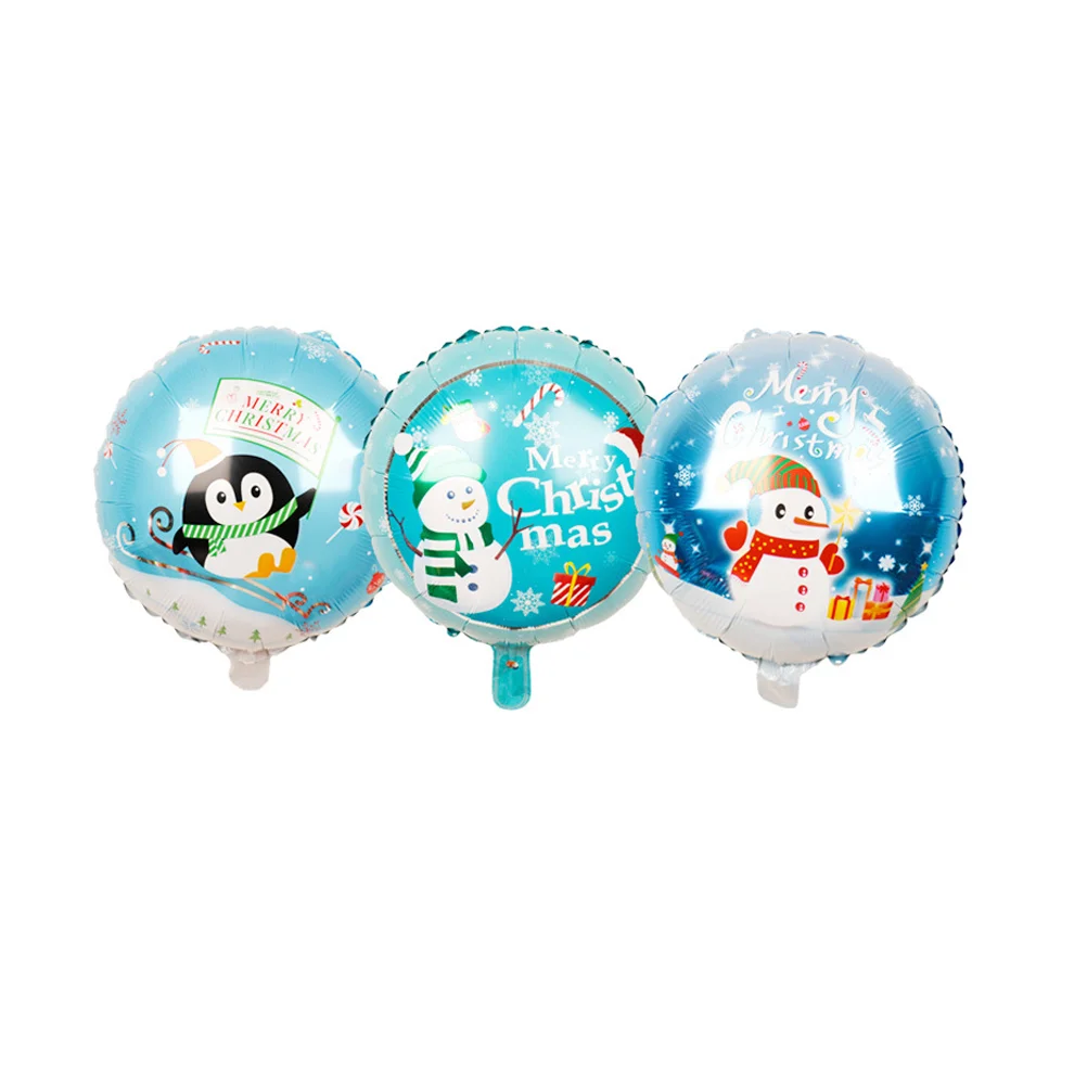 

10 Pcs Christmas Party Decor Decorations Balloon Aluminum Foil Balloons Supplies