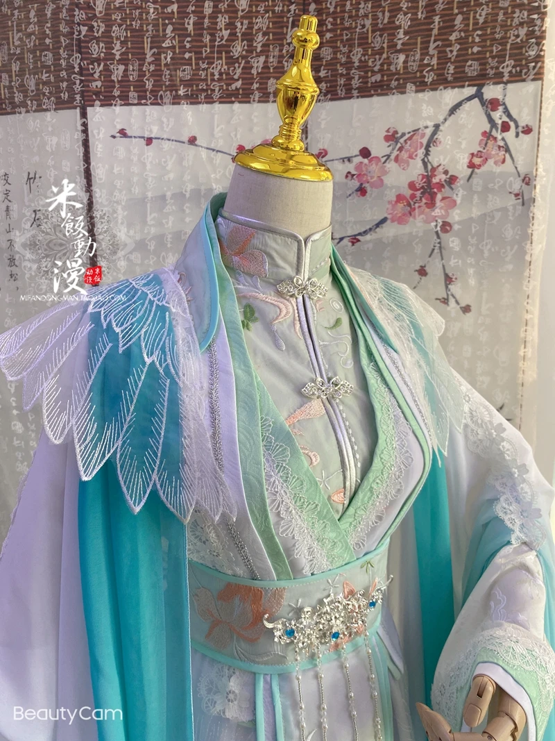 Chinese TV The Scum Villain's Self-Saving System Shen Qingqiu Cosplay Ancient Hanfu Dress Cosplay Costume  Han Fu Halloween