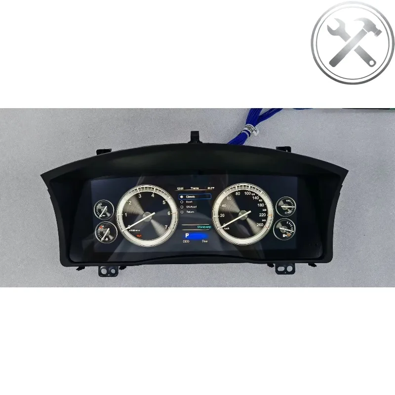 

12.3" Virtual Instrument Panel Speedometer Cockpit Meter LCD Digital Dashboard Cluster Upgrade Kit for LX570 2007-2015