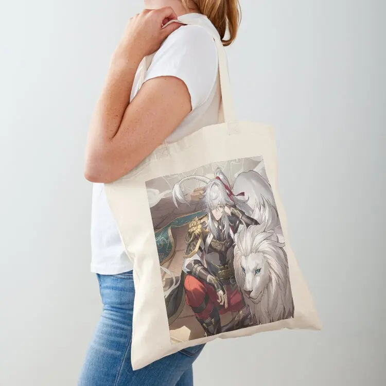 Jing Yuan Official poster, Honkai Star Rail Tote Bag hand bag shopping cart bags foldable reusable bag