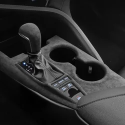 Overlay Covers Suede Leather Car Interior Trim for Toyota CAMRY 2018 2019 2020 2021 2022 2023 Gearshift, Armrest, Switches