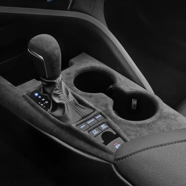 Pokrowce na zamszowe wykończenia wnętrza samochodu do Toyota CAMRY 2018 2019 2020 2021 2022 2023 Przerzutka, podłokietnik, przełączniki
