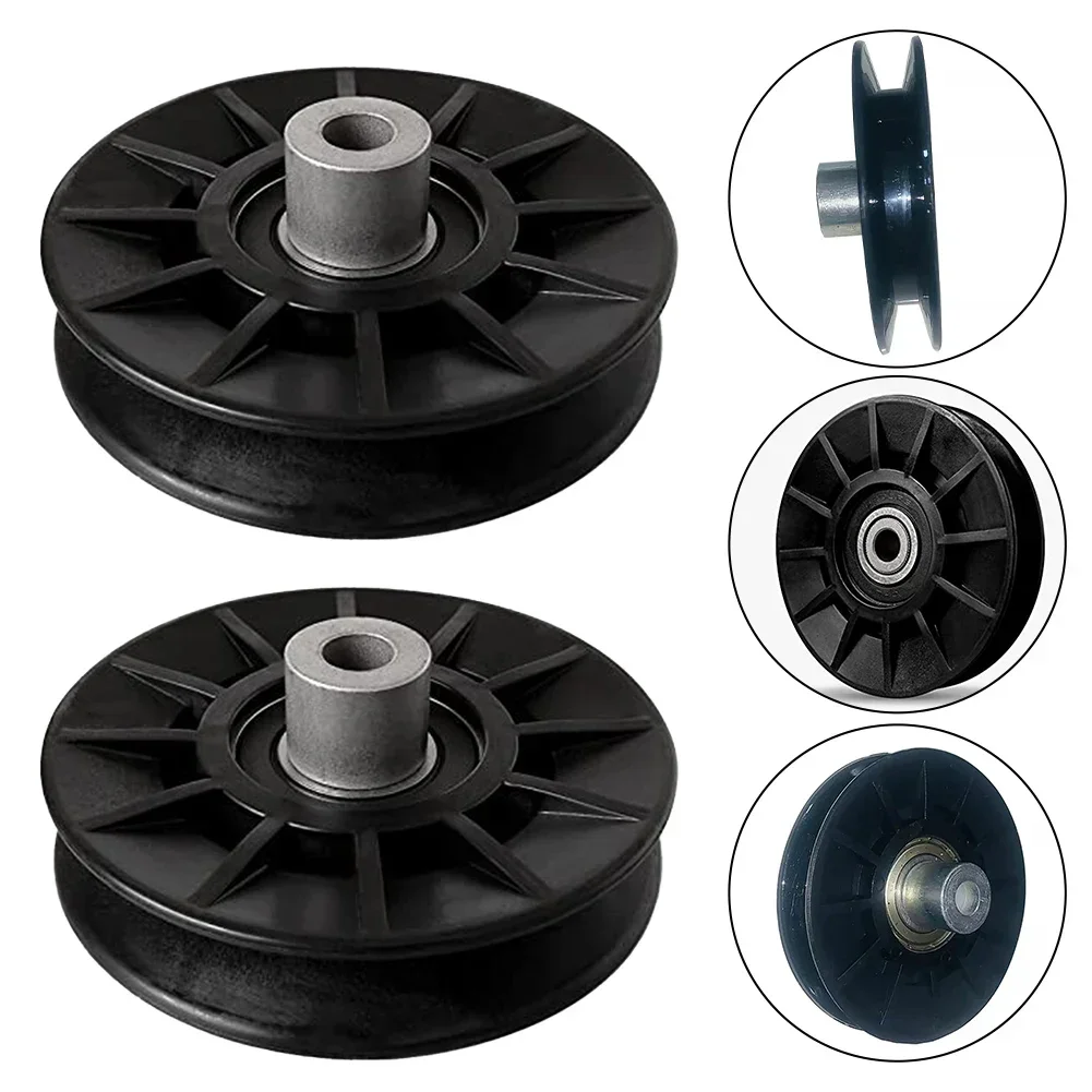 Mower Performance Upgrade 2pcs Drive Vgroove Idler Pulley Set Compatible with Various Models Including the GT6000 Series