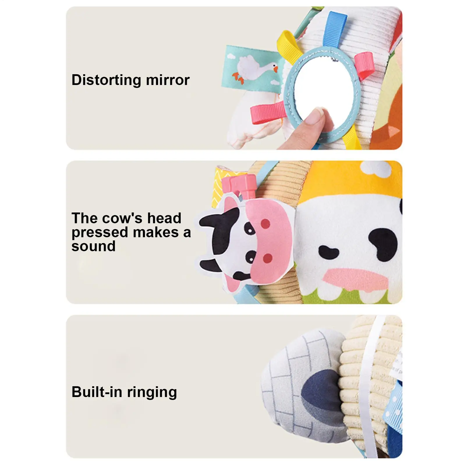 Baby Toy Ball Soft Ball For Babies Textured Chew Toy For 0-6 Months Hand Grasp Motor Skill Development Sensory Play Learning