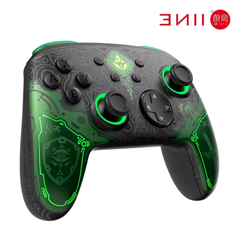 B-M IINE Falcon Zelda Pro Controller Wake Up Support NFC Amiibo Compatible Nintendo Switch/Switch OLED/PC Steam NEW gamepads