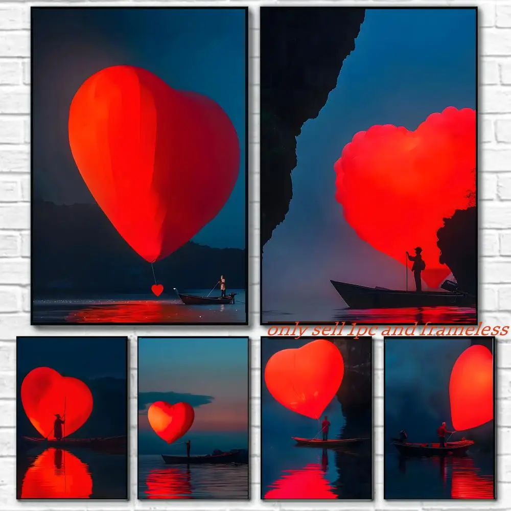 Creative Love Show Scenic Picture Restaurant Poster Wall art poster paintings are suitable for clubs living rooms and bedroom