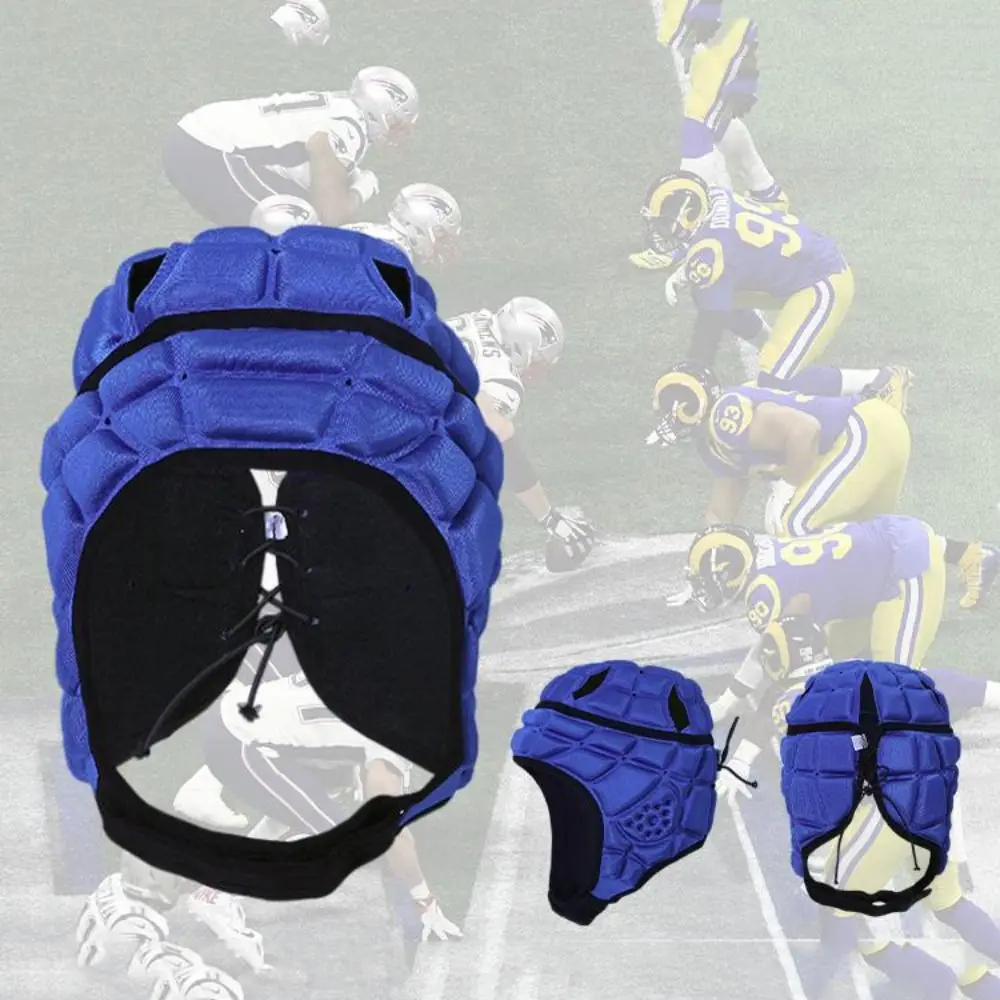 Sponge Padded Breathable Goalkeeper Helmet Anti Collision Head Guard For Football Ski Training Protective Equipment Set