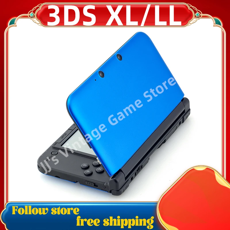 

Original / Refuebished 3DS XL / 3DS LL Handheld Game Console with 4.7-inch Touch Screen Naked Eye 3D Image Classic 3DS Gamespink