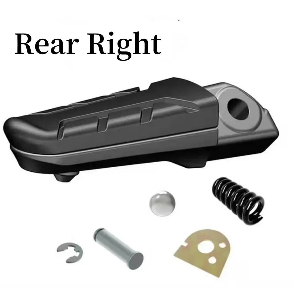 Zontes ZT125 Staffa per gradino anteriore e posteriore Poggiapiedi per Zontes G1-125 G2-125 125-U ZT125-U1 ZT125-U2 125-Z2 Moto