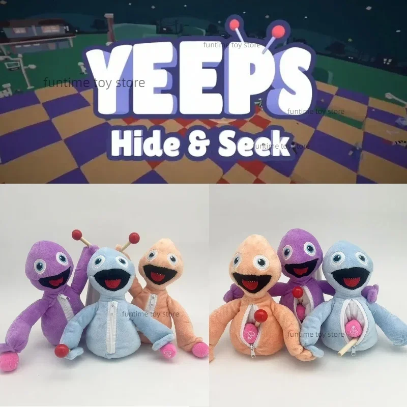 Yeeps Hide And Seek Plush VR Game Yeeps Stuffed  Toy Collection Model Doll Toy For Birthday New Year Gifts