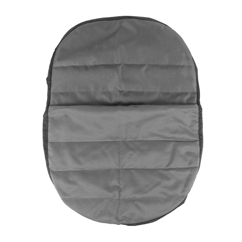 Universal Riding Lawn Mower Tractor Seat Cover Padded Comfort Pad Storage Pouch Medium (Gray)