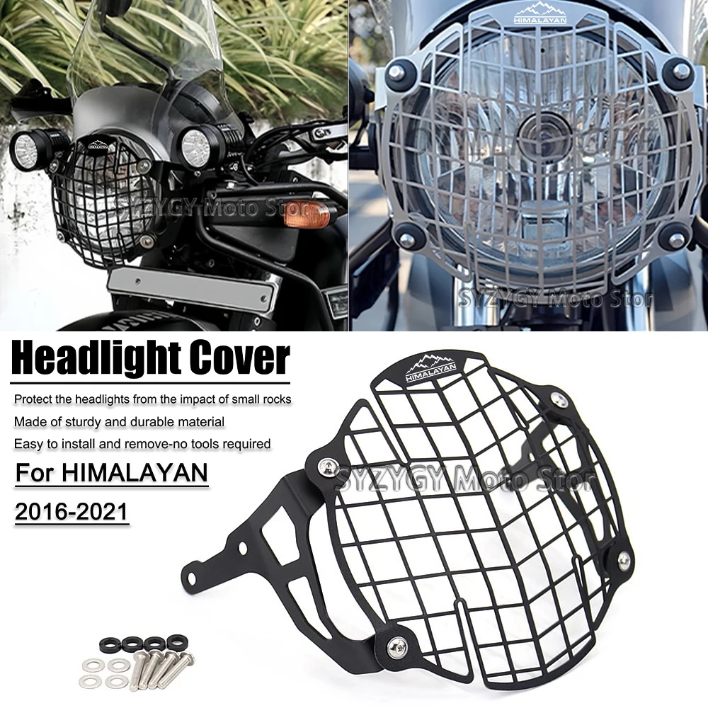 

For Himalayan himalayan 2016-2021 Motorcycle Accessories CNC Headlight Guard Cover Protector