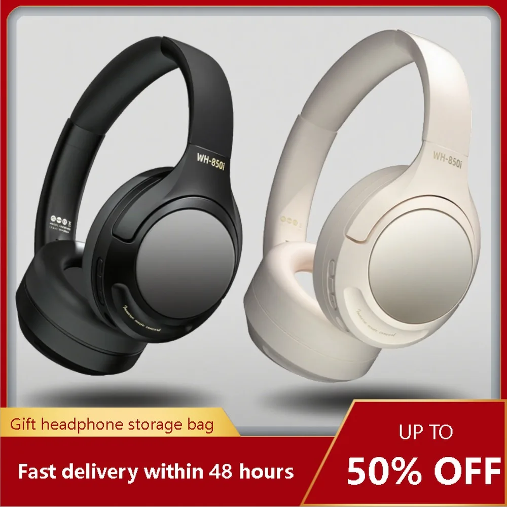 

Active Noise Cancellation Waterproof Over-Ear Bluetooth Headphones - Wireless ANC with Subwoofer, Gaming & Sports Headset