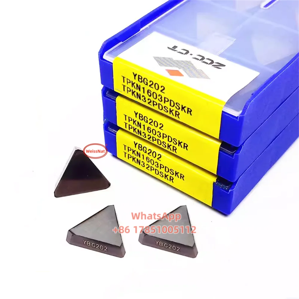 ZCC.CT TPKN1603PDSKR TPKN2204PDSKR TPKN1603PDSKR TPKN2204PDSKR YBG302 YBG102 Carbide Insert  TPKN Inserts