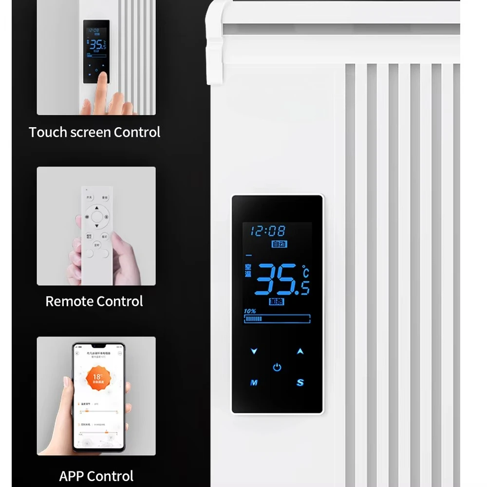 Convection Panel Heater Indoor Ceramic Heating Element Ventilation Bedroom Living Room