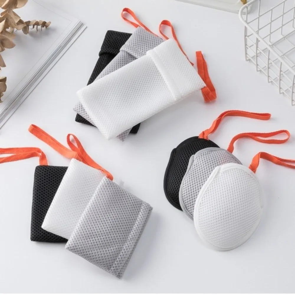 Bad Schäumende Seife Schaum Mesh Tasche Verdickte Schwamm Seife Schäumende Net Kordelzug Peeling Baden Blase Maker Bad Körper Waschen