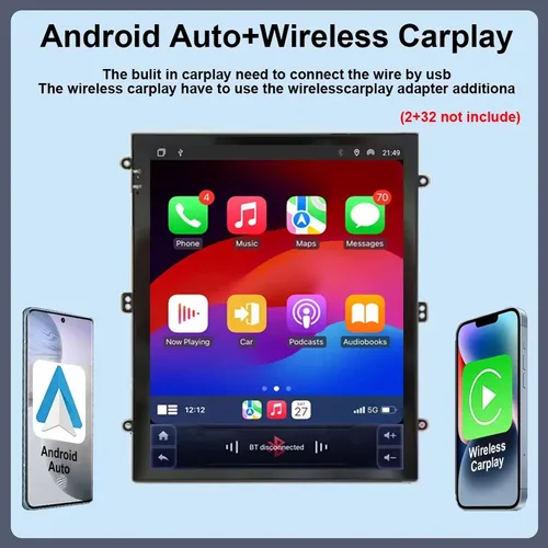 Imagen 2 del producto Radio de coche Android 15 de 9,7 pulgadas, 8 núcleos, para Ford Focus 3 Mk 3 2011 2012 - 2019, reproductor de vídeo Multimedia, DVD estéreo para coche Carplay 2Din