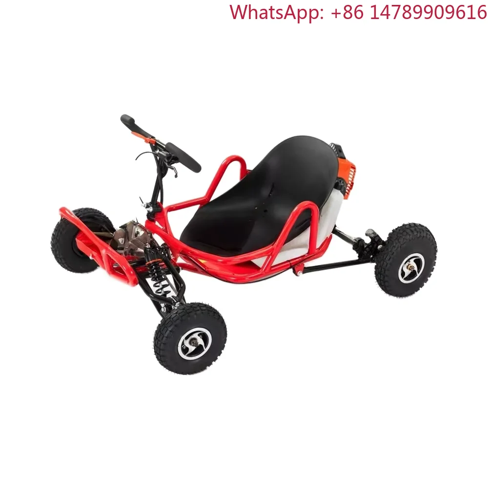 Aventura al Aire Libre, Velocidad y Pasión, Mini Go-Kart de 90cc a Gasolina, Buggy para Dunas con Tracción de Cadena, Velocidad Máxima de 25 km/h, Capacidad de Carga de 150 kg