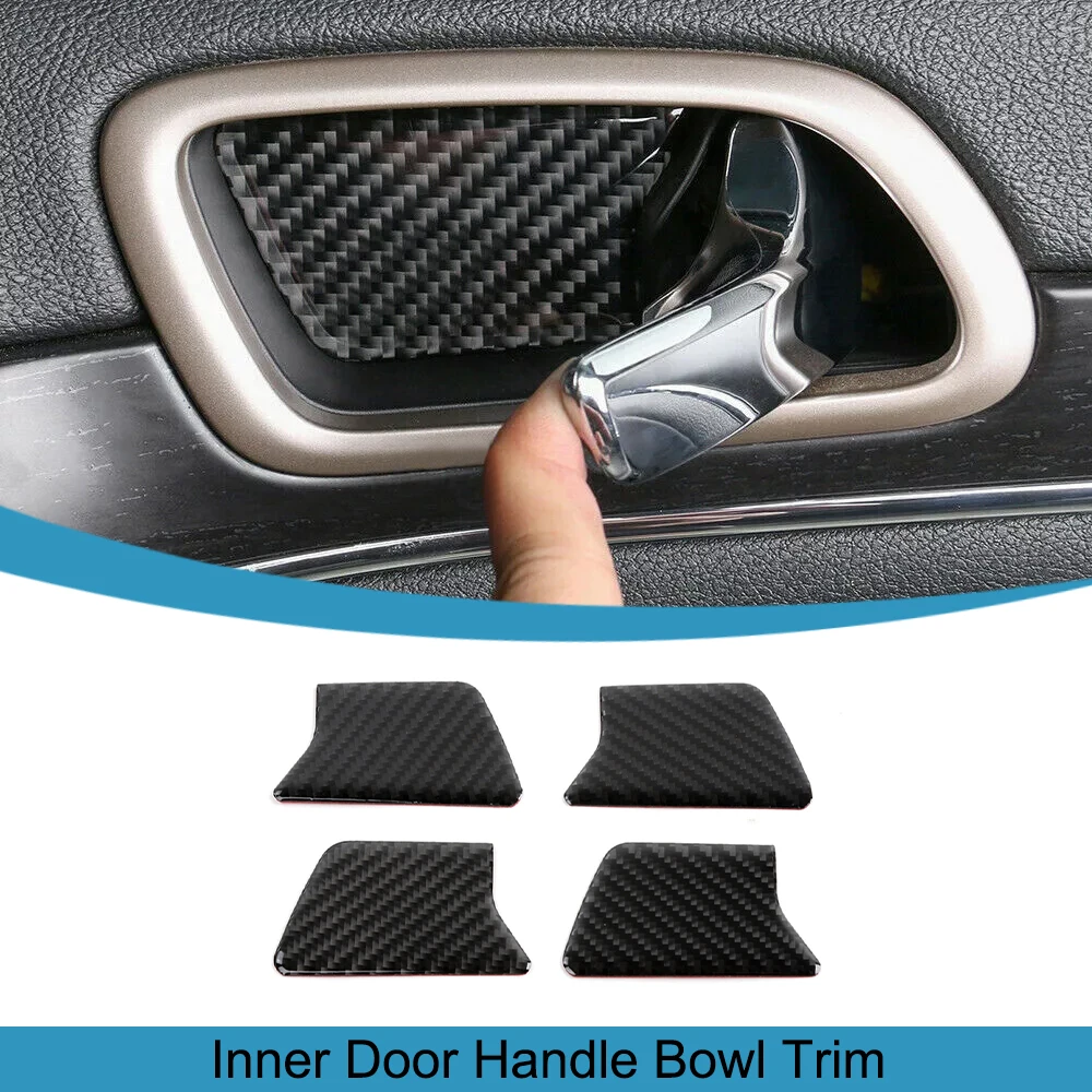 

Inner Door Handle Bowl Decoration Panel Cover Trim Stickers for Jeep Grand Cherokee 2011-2021 Car Interior Moulidng Accessories