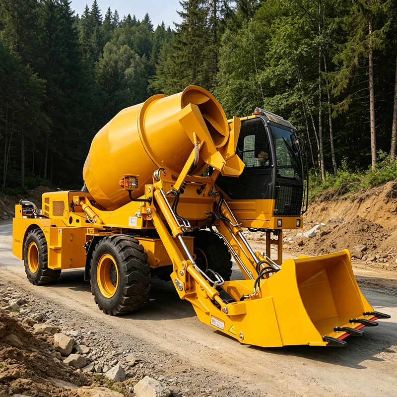 Customized Premium Grade Gradient Adaptable Steep Climbing Drum Roller Of Concrete Mixer Truck Small Concrete Mixer Truck