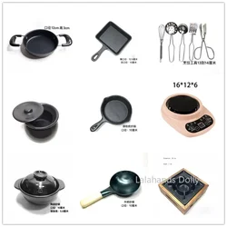 1:6 Dollhouse Miniature Kitchen Furniture Items  Mini Food Play Kitchenware Model for Doll House Every Decoration Accessories