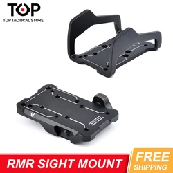 Airsoft Tactical REX RMR Red Dot Sight Scope Mount Reflex Sight RMR Mount Fit Weaver Picatinny Rail Rifle for Hunting Weapon