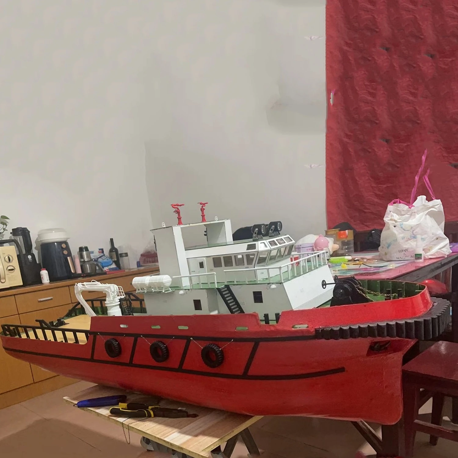 

1/32 Радиоуправляемая лодка 150 см, океанский пульт дистанционного управления, рабочий корабль, светоотверждаемая печать, детали, радиоуправляемые корабли, модель, комплект, корабль, игрушка, подарок для мальчика