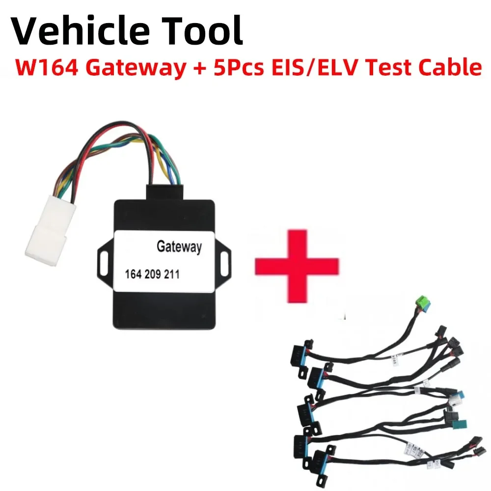 High Quality Obd Tool W164 Gateway Adapter And For MB EIS ELV 5Pcs Test Line for Mercedes (without having to get on the Car)