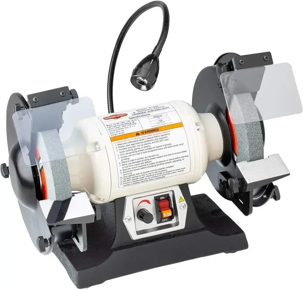 W1840 Variable-Speed Grinder with Work Light, 8