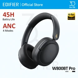 Edifier W800BT Pro Wireless Headphones Bluetooth 5.4 Over-ear Headset -44dB Active Noise Cancelling Hi-Res Audio 45H Playtime